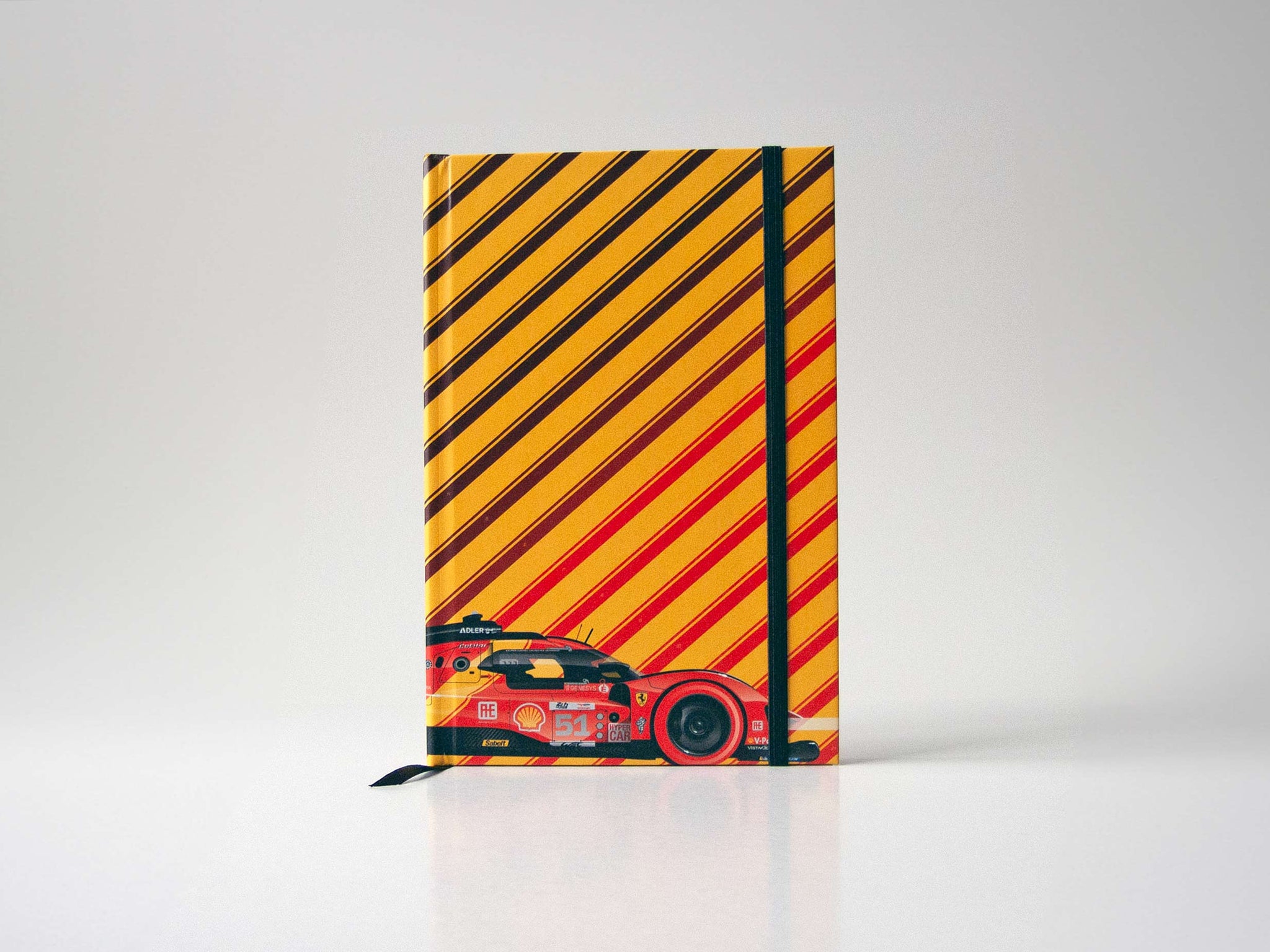 Notebook - Pier Guidi-Calado-Giovinazzi, Ferrari 499P Hypercar, 2023 24 Hours of Le Mans Winners
