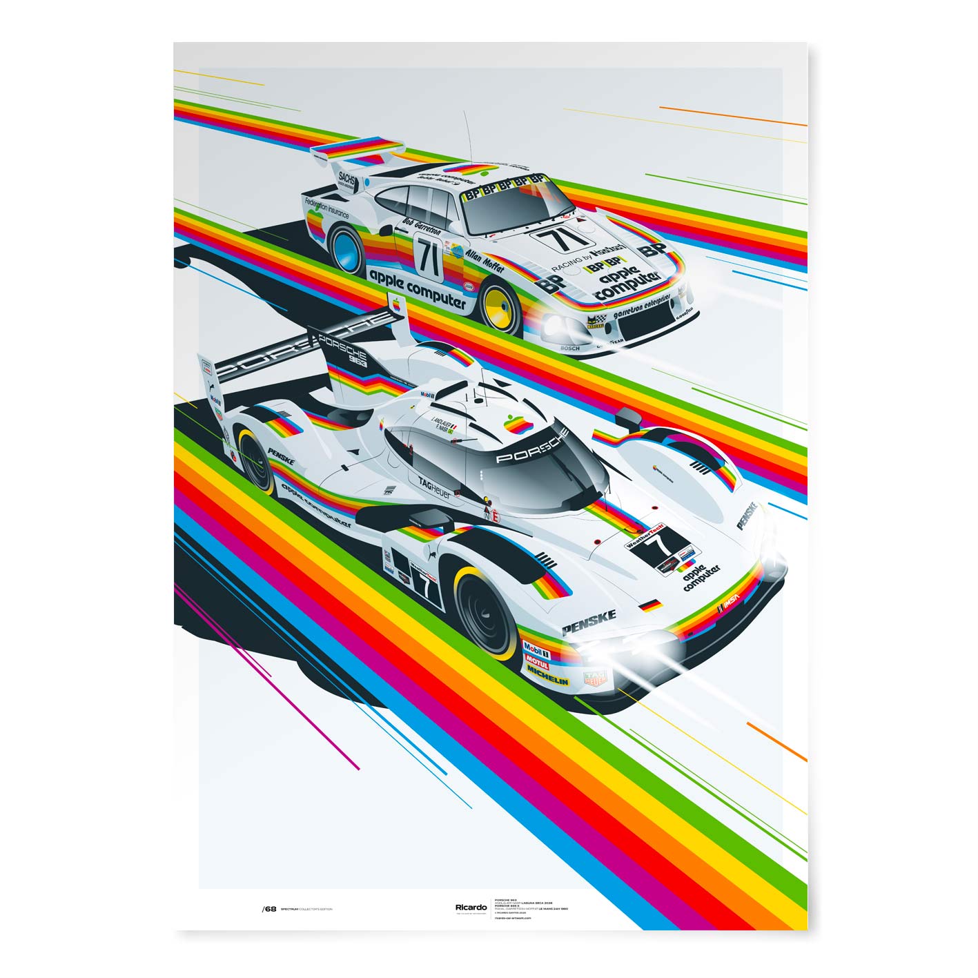SPECTRUM | Porsche 935 & 963 Fine Art Print — Ricardo Santos