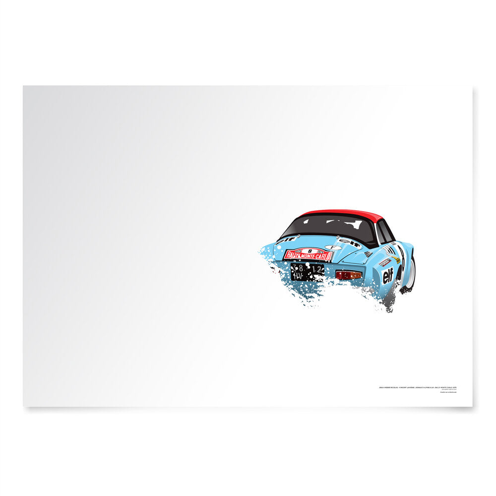 Jean-Pierre Nicolas - Vincent Laverne, Renault Alpine A110, Rally Mont