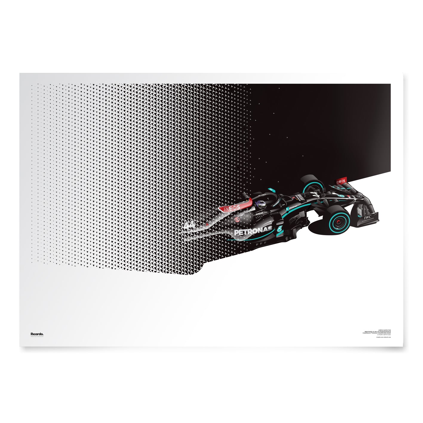 Lewis Hamilton Champion - Lewis Hamilton - Posters and Art Prints