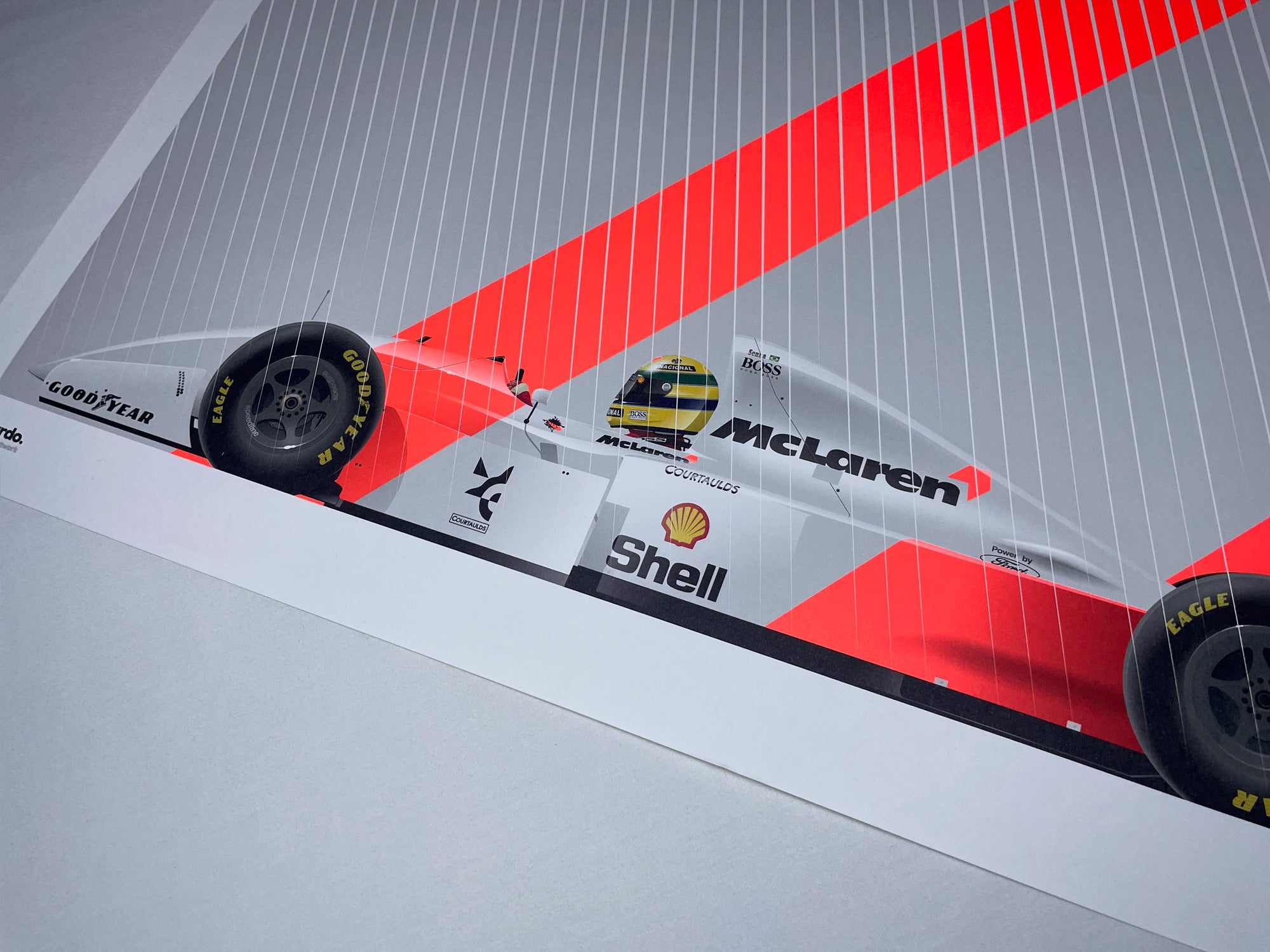 Ayrton Senna, McLaren MP4/8-Ford, European Grand Prix winner