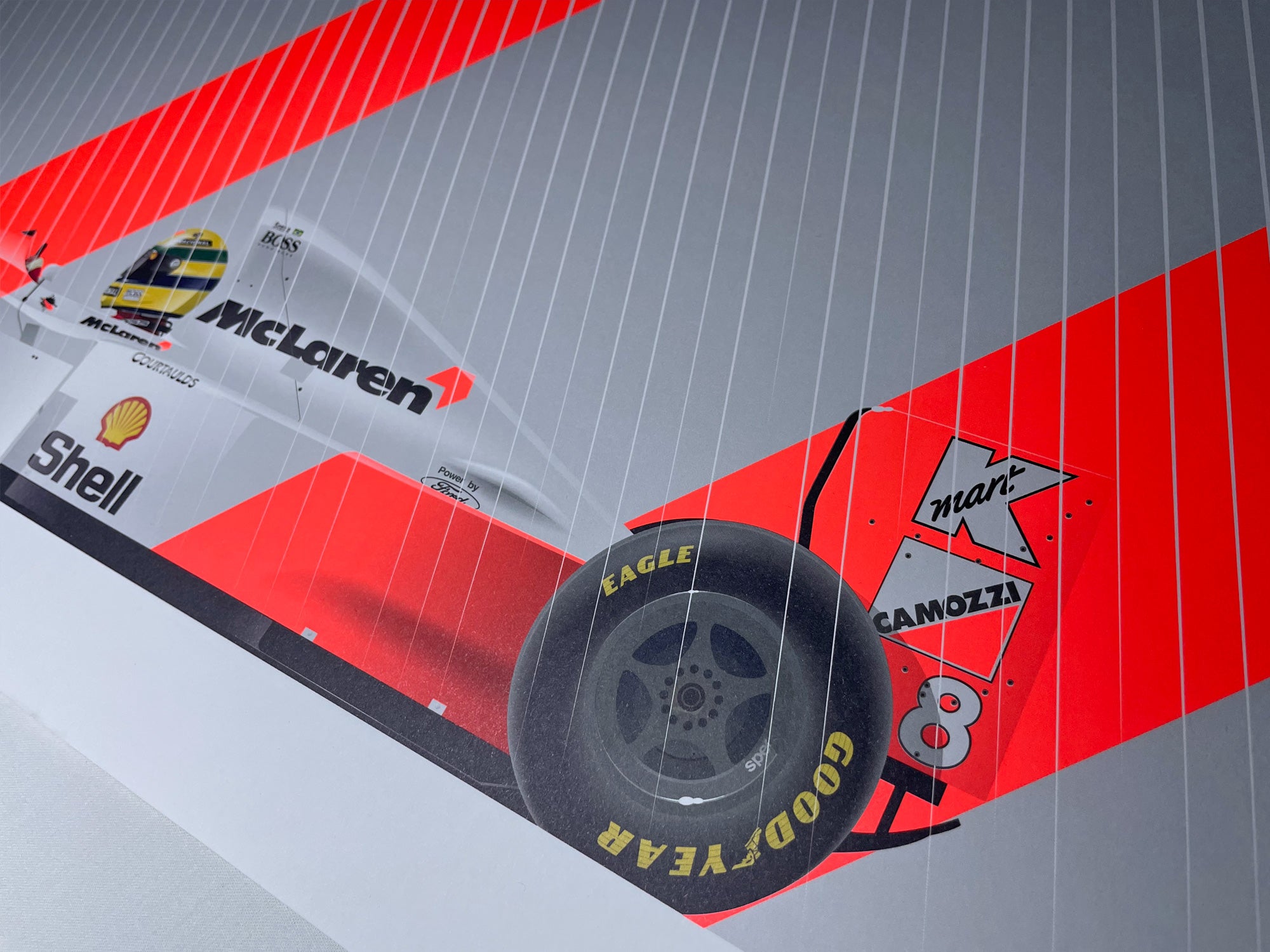 Ayrton Senna, McLaren MP4/8-Ford, European Grand Prix winner