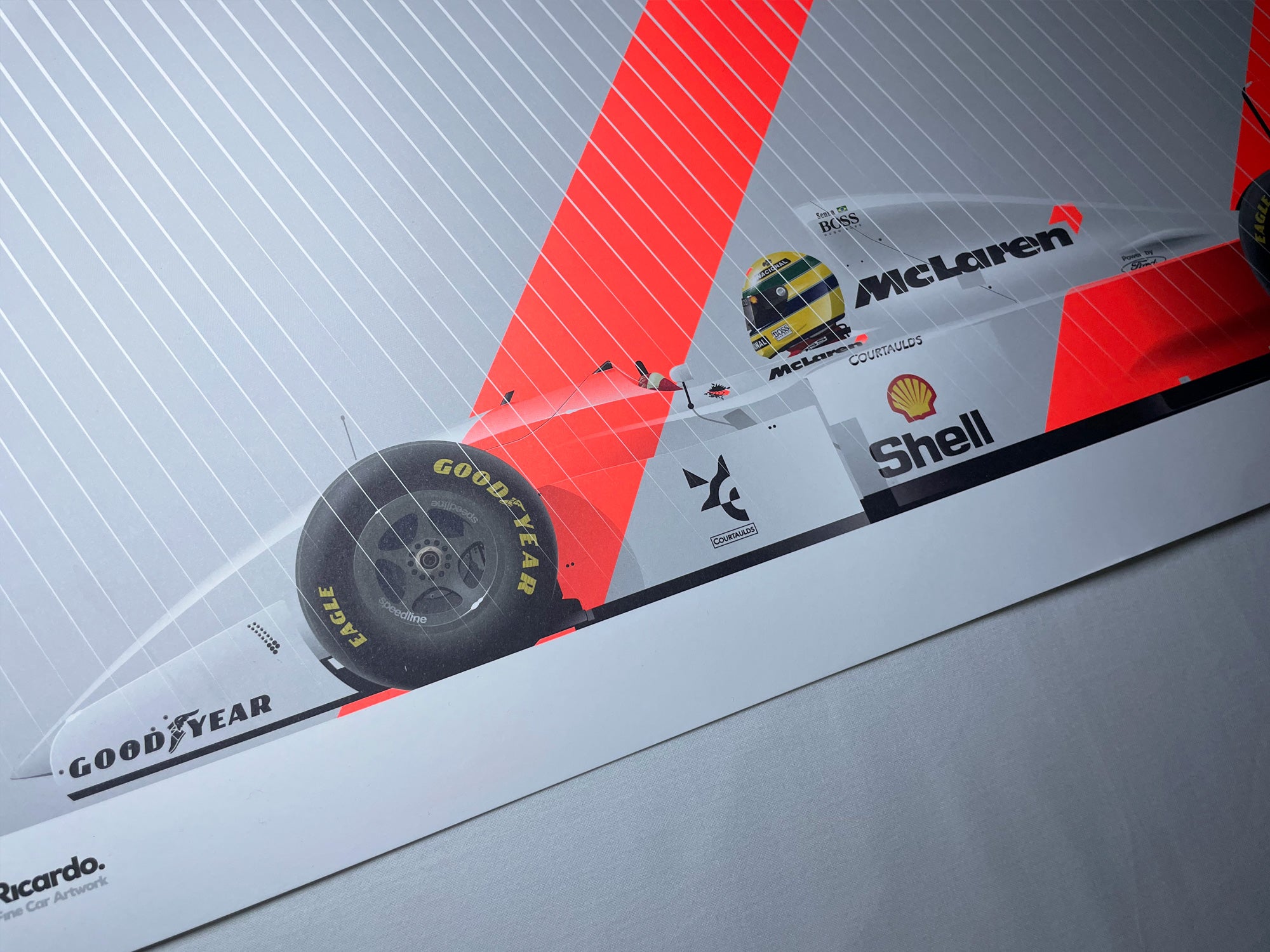 Ayrton Senna Donington 1993 | Limited Edition F1 Art Print