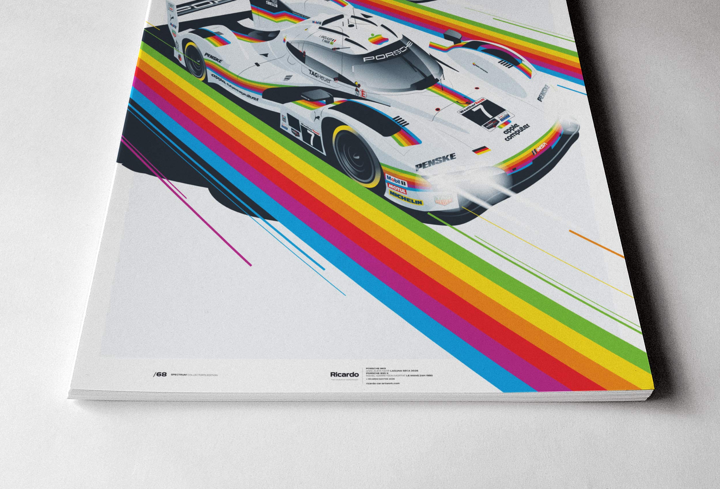SPECTRUM | Porsche 935 & 963 Fine Art Print — Ricardo Santos