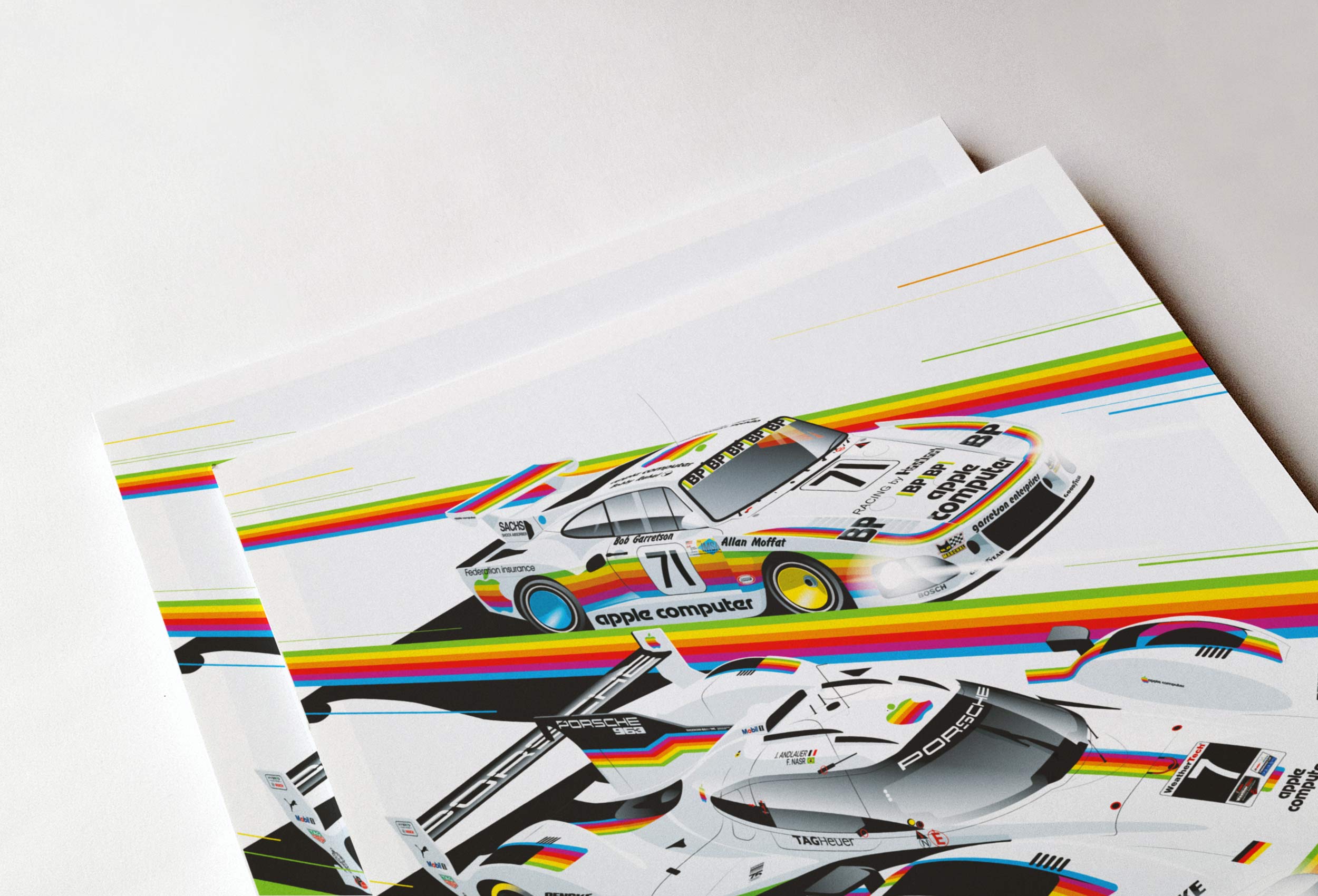 SPECTRUM | Porsche 935 & 963 Fine Art Print — Ricardo Santos