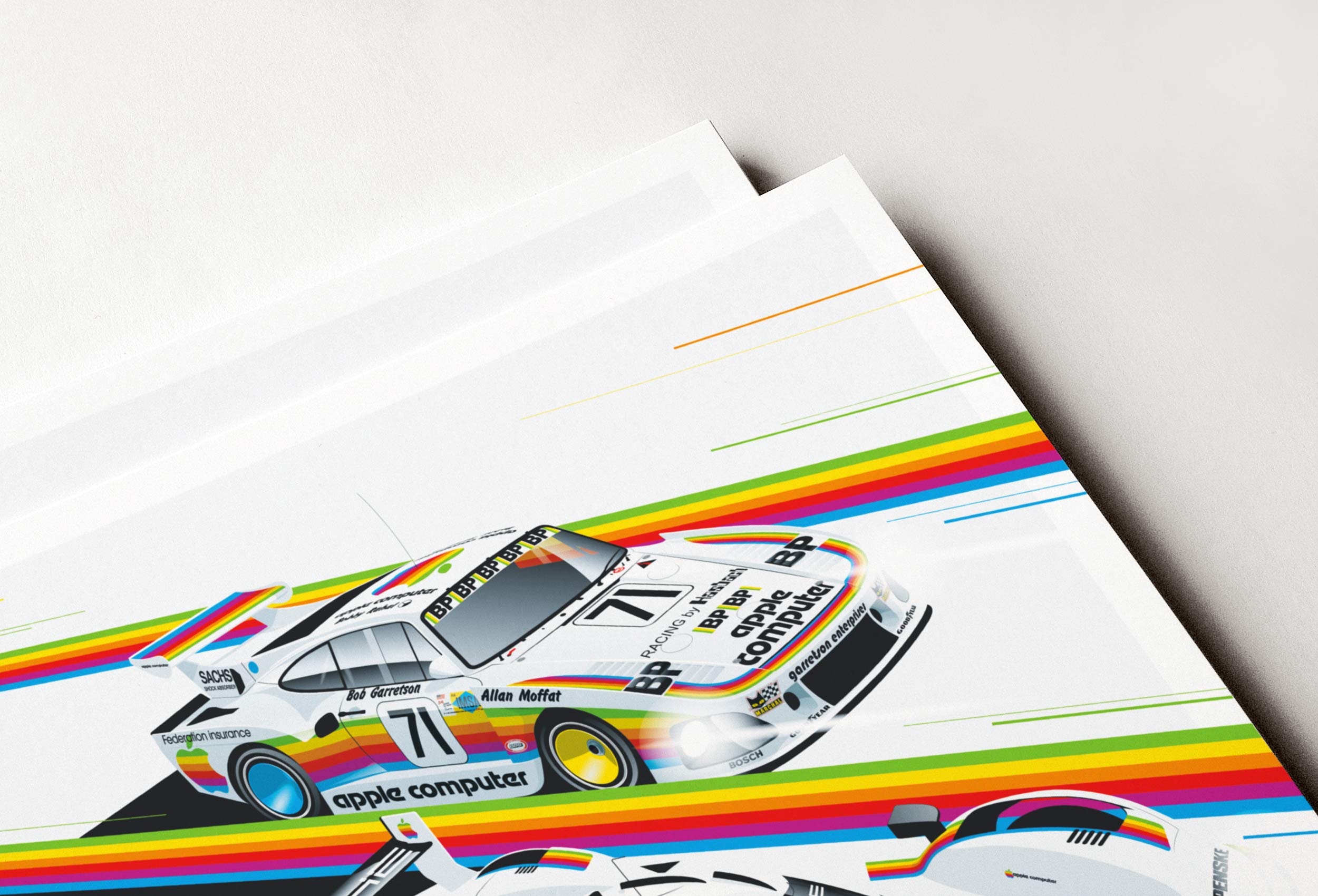 アート・デザイン・音楽 MAX SPECTRUM | Porsche 935 & 963 Fine Art Print — Ricardo Santos