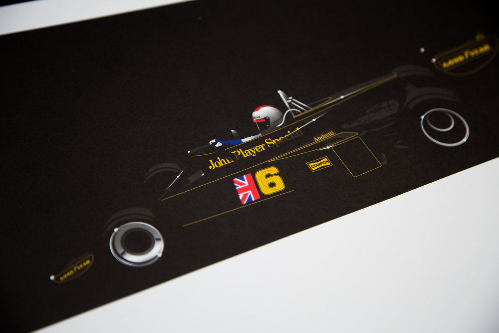 Mario Andretti, Lotus 77, 1976