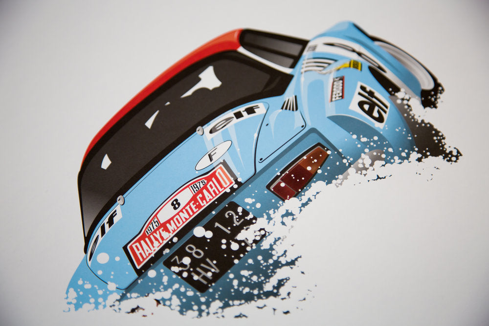Jean-Pierre Nicolas - Vincent Laverne, Renault Alpine A110, Rally Mont