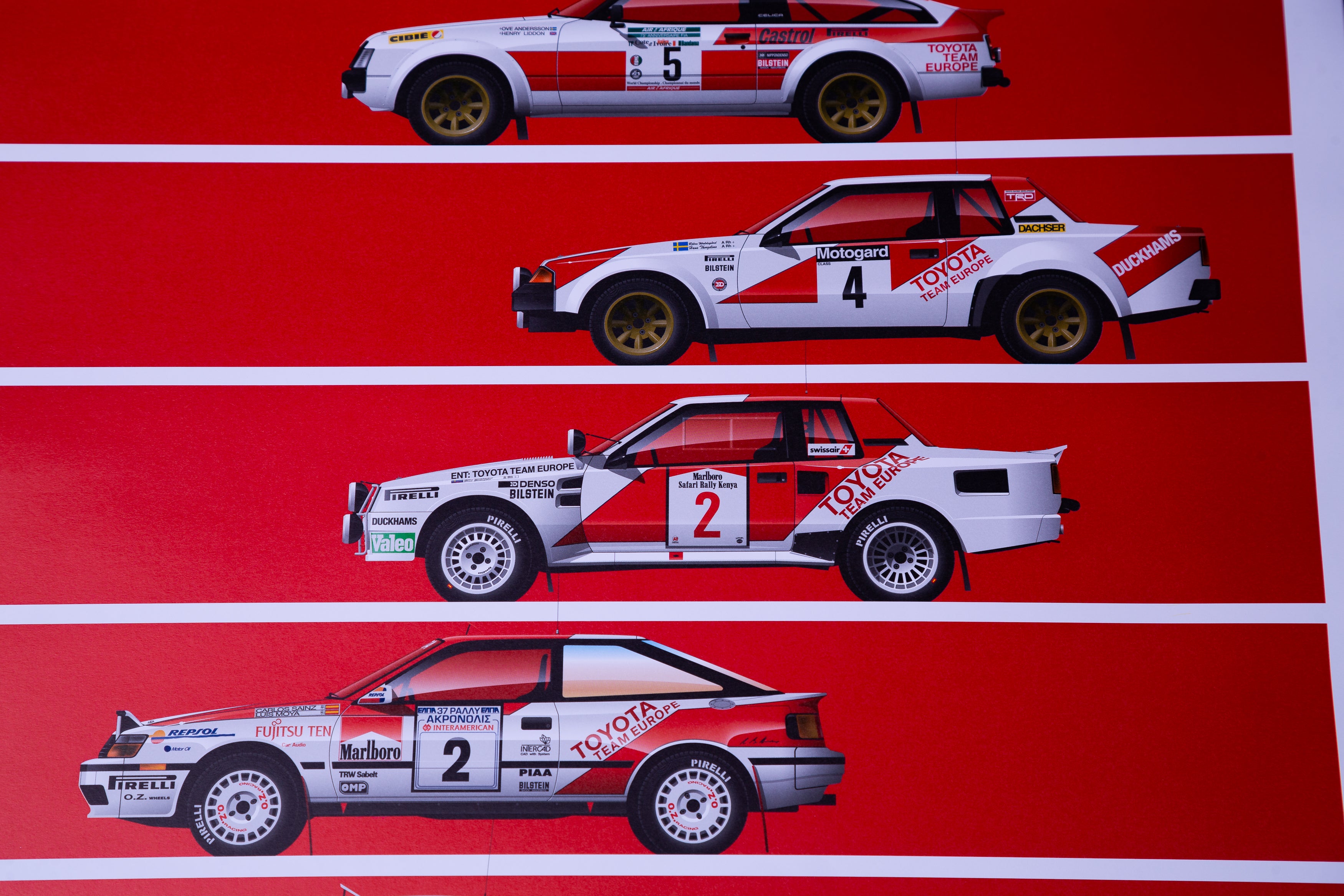 Toyota Celica Short Graphic Story