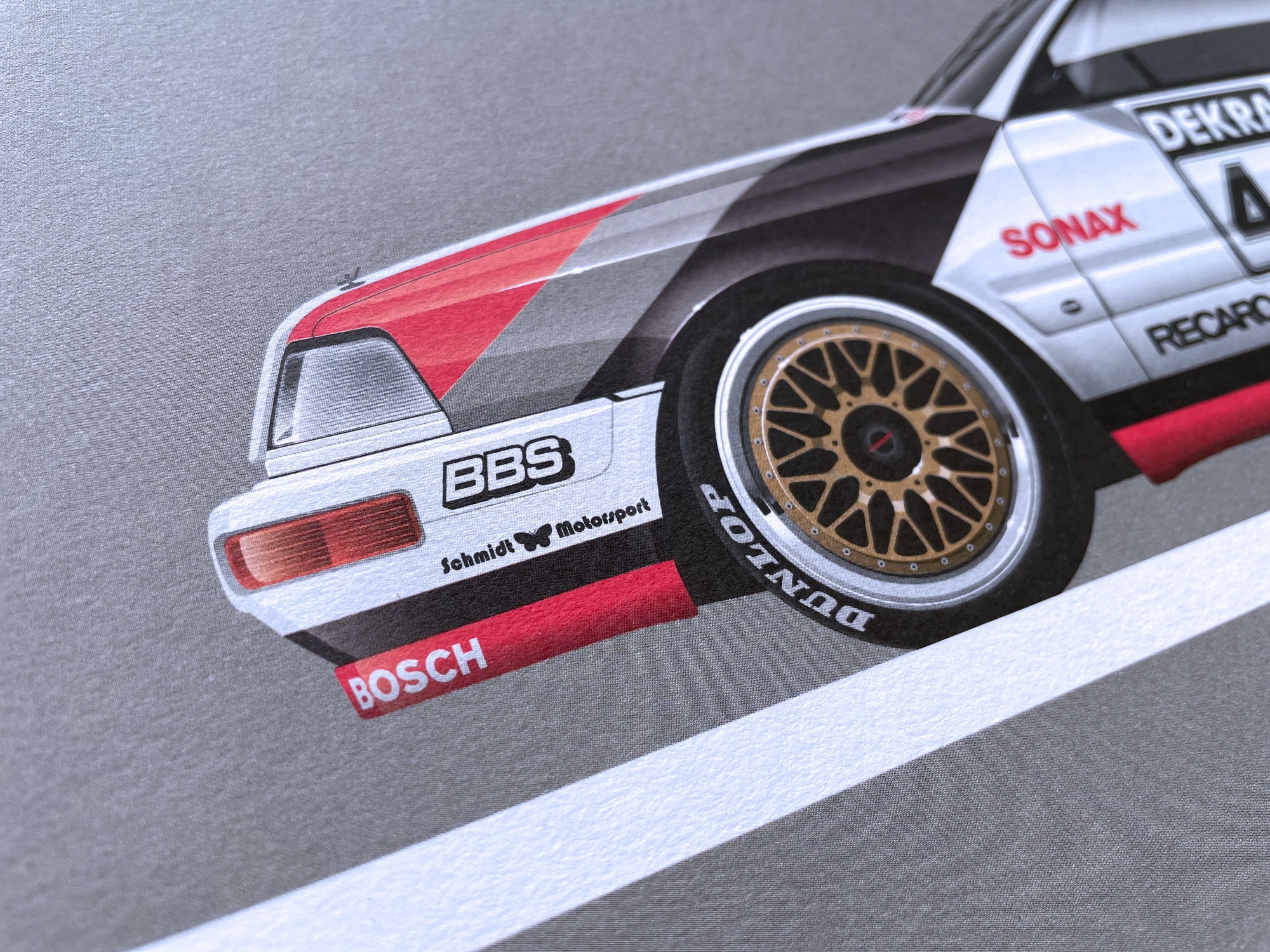 Audi Quattro on Track Short Graphic Story